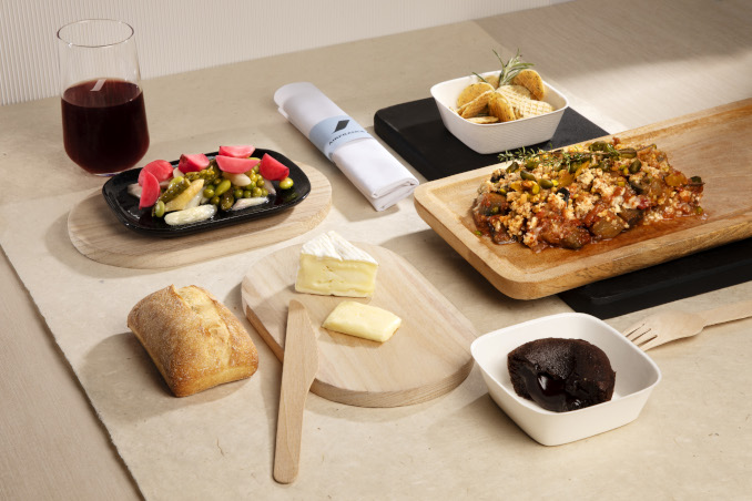 essen im flugzeug premium economy air france